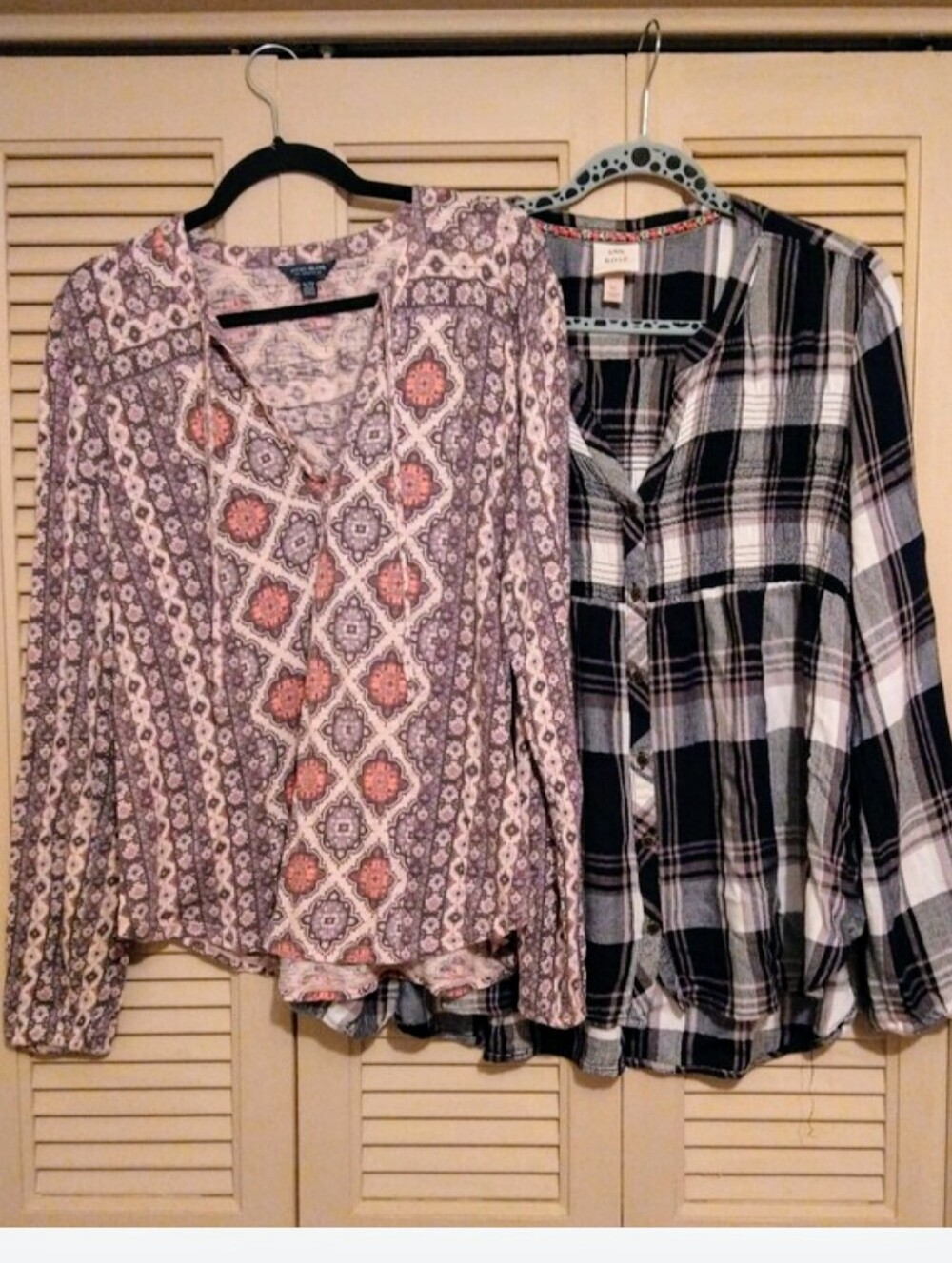 Lucky Brand +Knox Rose 🤎V-neck Blouse 🤎size XL